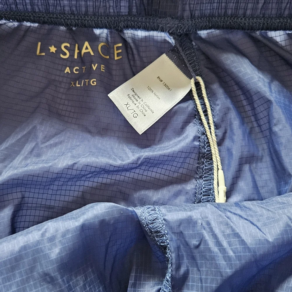 NWTS L*Space Women's Flyaway Active Blue Shorts Size XL - Picture 5 of 8
